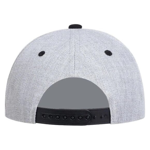 Gray &‎ Black American Flag Embroidered Low Profile Baseball Cap US Flag Hat - Picture 3 of 3